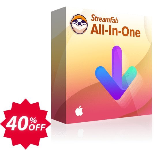 StreamFab All-In-One for MAC Coupon code 40% discount 