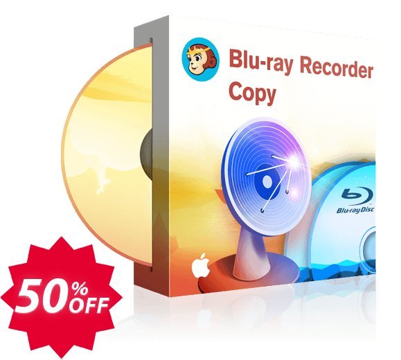 DVDFab Blu-ray Recorder Copy for MAC Coupon code 50% discount 