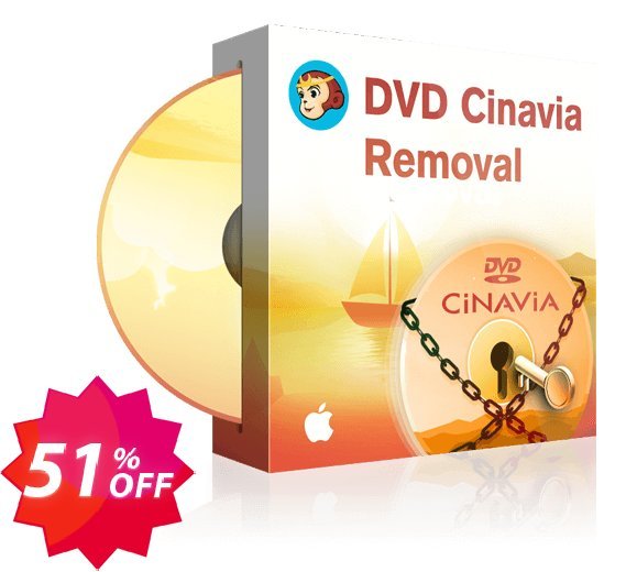 DVDFab DVD Cinavia Removal for MAC Coupon code 51% discount 