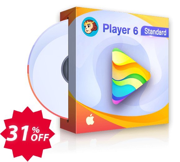 DVDFab Player 6 Standard for MAC Coupon code 31% discount 