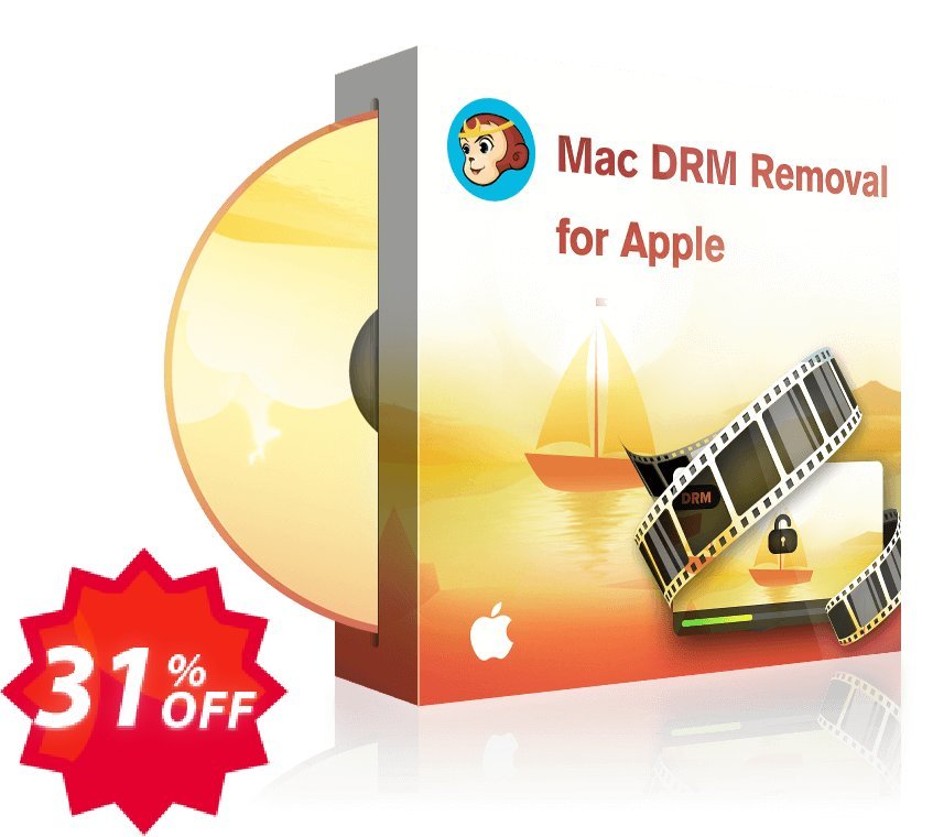 DVDFab MAC DRM Removal for Apple Coupon code 31% discount 