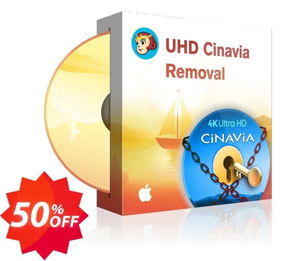 DVDFab UHD Cinavia Removal for MAC Coupon code 50% discount 