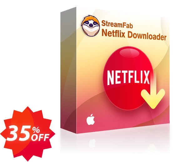 StreamFab Netflix Downloader for MAC Coupon code 35% discount 