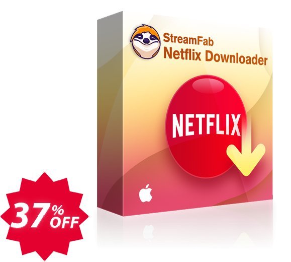 StreamFab Netflix Downloader for MAC, Monthly  Coupon code 37% discount 