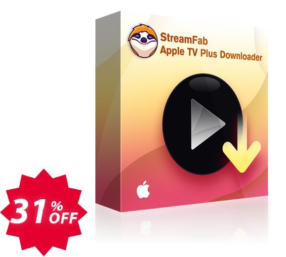 StreamFab Apple TV Plus Downloader for MAC, Yearly  Coupon code 31% discount 