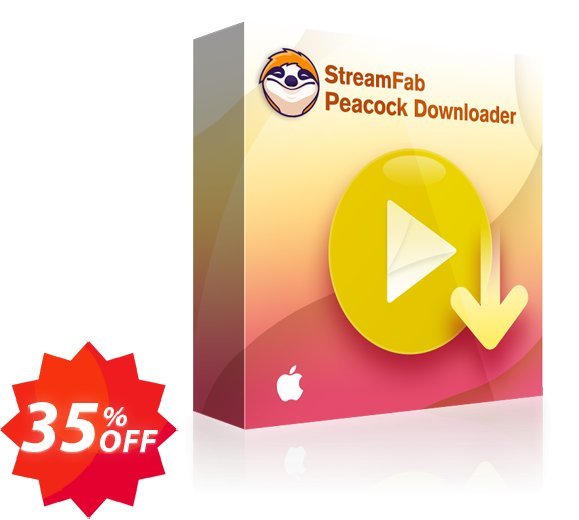 StreamFab Peacock Downloader for MAC Lifetime Coupon code 35% discount 