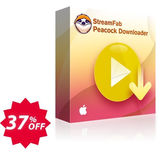 StreamFab Peacock Downloader for MAC, Monthly  Coupon code 37% discount 