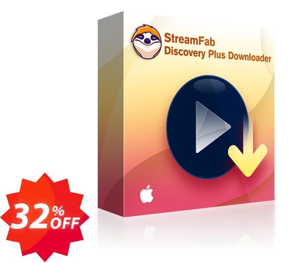 StreamFab Discovery Plus Downloader for MAC, Monthly  Coupon code 32% discount 