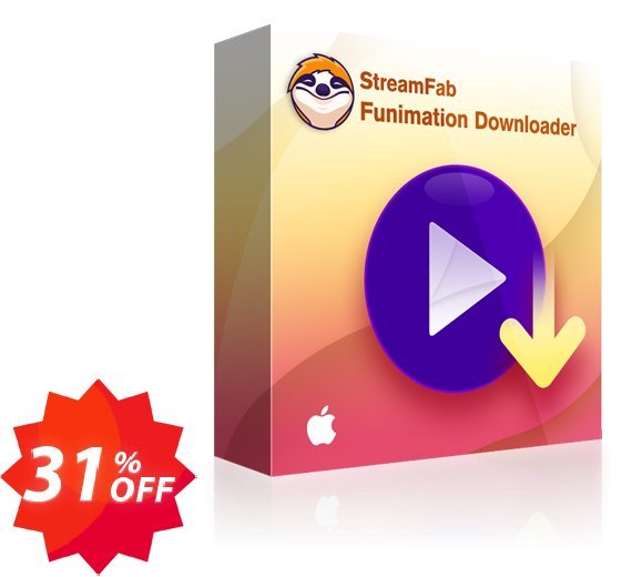 StreamFab Funimation Downloader PRO for MAC Lifetime Coupon code 31% discount 
