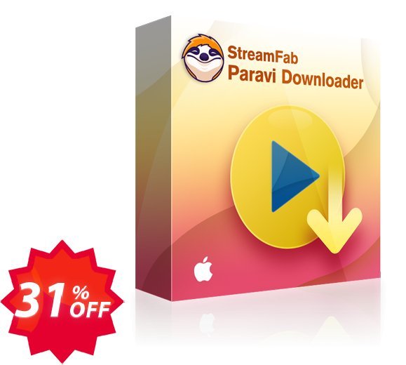 StreamFab Paravi PRO for MAC Coupon code 31% discount 