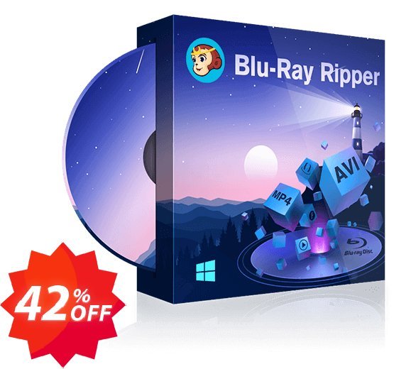 DVDFab Blu-ray Ripper, Monthly Plan  Coupon code 42% discount 