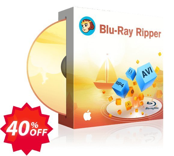 DVDFab Blu-ray Ripper for MAC Lieftime Coupon code 40% discount 