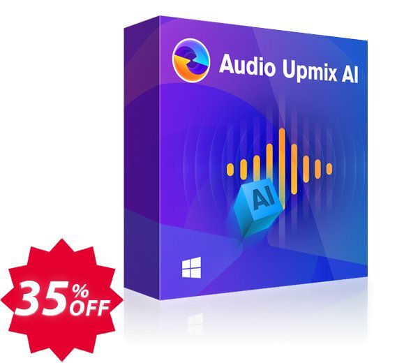 UniFab Audio Upmix AI Lifetime Plan Coupon code 35% discount 