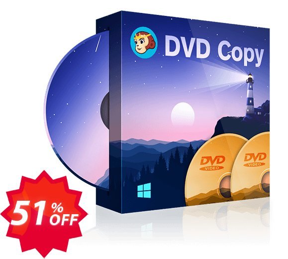 DVDFab DVD Copy, Yearly Plan  Coupon code 51% discount 