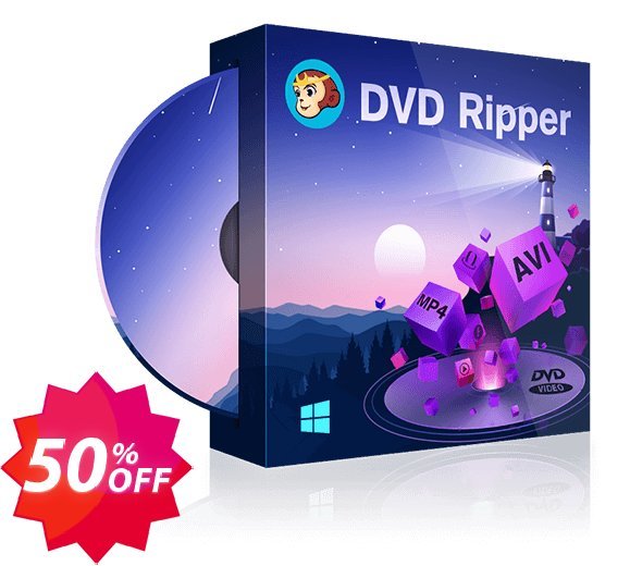 DVDFab DVD Ripper Lifetime Plan Coupon code 50% discount 