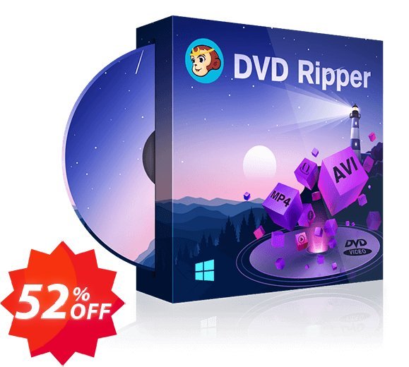DVDFab DVD Ripper, Monthly Plan  Coupon code 52% discount 