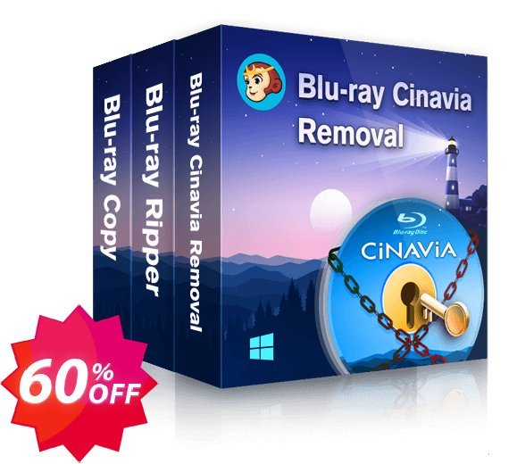 DVDFab Blu-ray Copy + Blu-ray Ripper, Cinavia included  Coupon code 60% discount 
