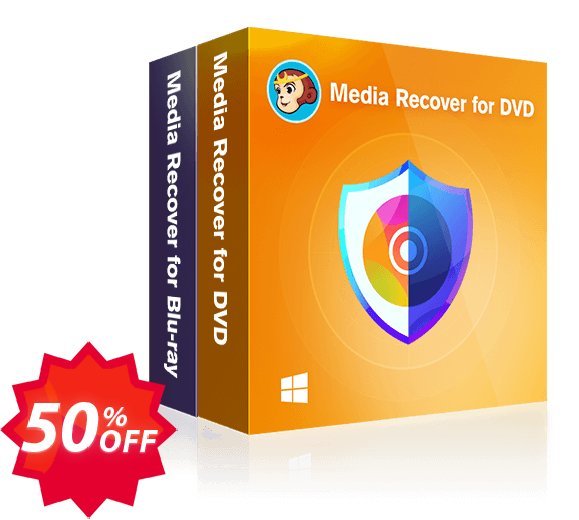 DVDFab Media Recover for DVD & Blu-ray Coupon code 50% discount 