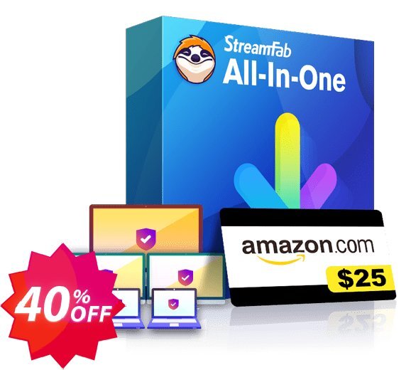 StreamFab All-In-One Coupon code 40% discount 