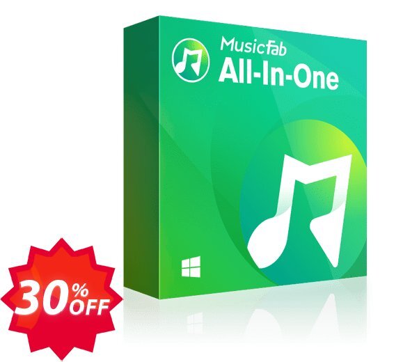 MusicFab All-In-One Coupon code 30% discount 