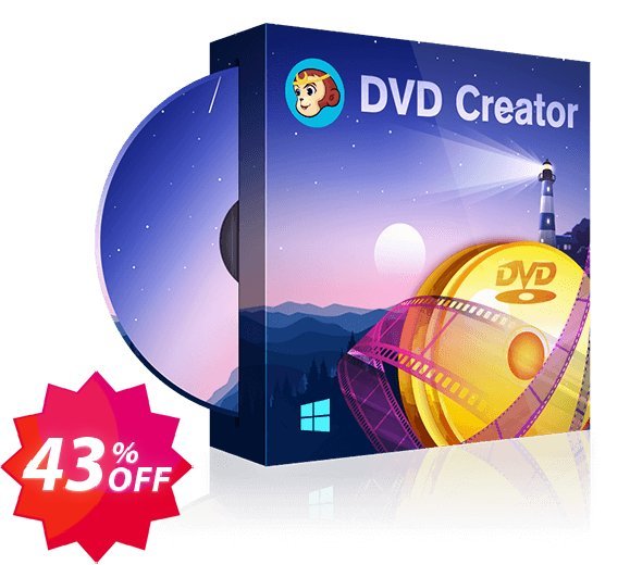 DVDFab DVD Creator, Monthly Plan  Coupon code 43% discount 