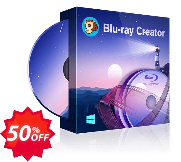 DVDFab Blu-ray Creator Coupon code 50% discount 