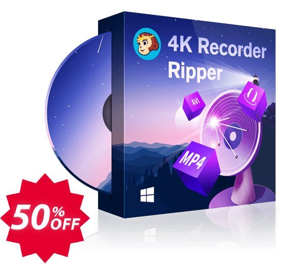 DVDFab 4K Recorder Ripper Coupon code 50% discount 