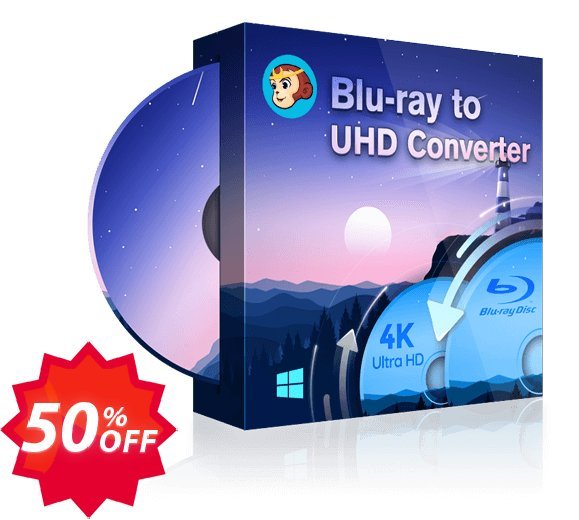 DVDFab Blu-ray to UHD Converter Coupon code 50% discount 