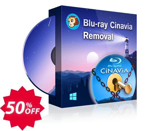 DVDFab Blu-ray Cinavia Removal Coupon code 50% discount 