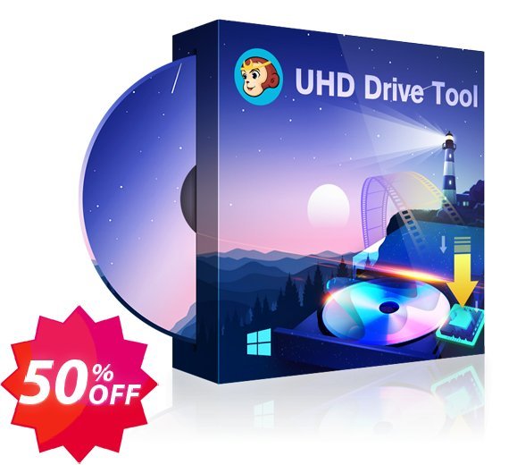 DVDFab UHD Drive Tool Coupon code 50% discount 