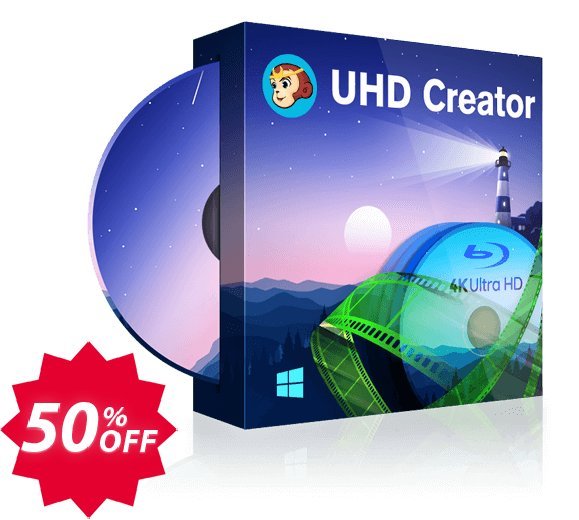 DVDFab UHD Creator Coupon code 50% discount 