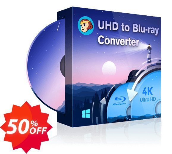 DVDFab UHD to Blu-ray Converter Coupon code 50% discount 