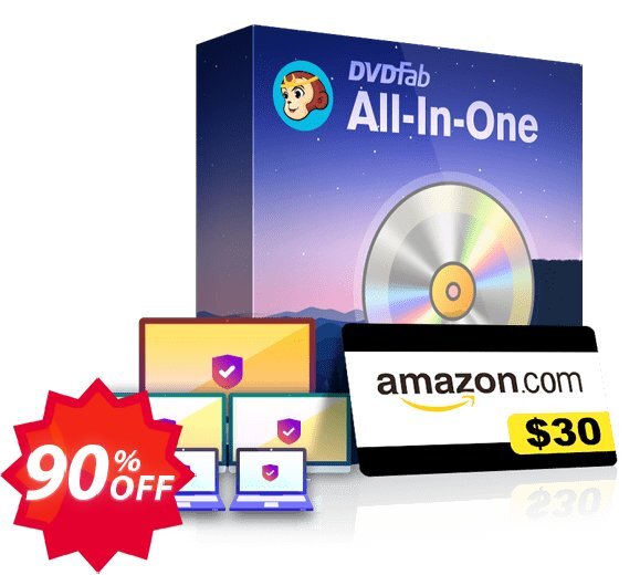 DVDFab All-In-One Lifetime Coupon code 90% discount 