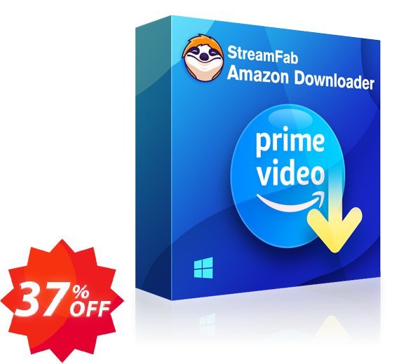 StreamFab Amazon Downloader, Monthly Plan  Coupon code 37% discount 
