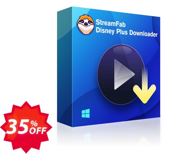 StreamFab Disney Plus Downloader, Yearly  Coupon code 35% discount 