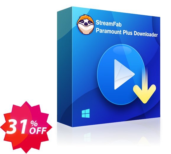 StreamFab Paramount Plus Downloader Coupon code 31% discount 