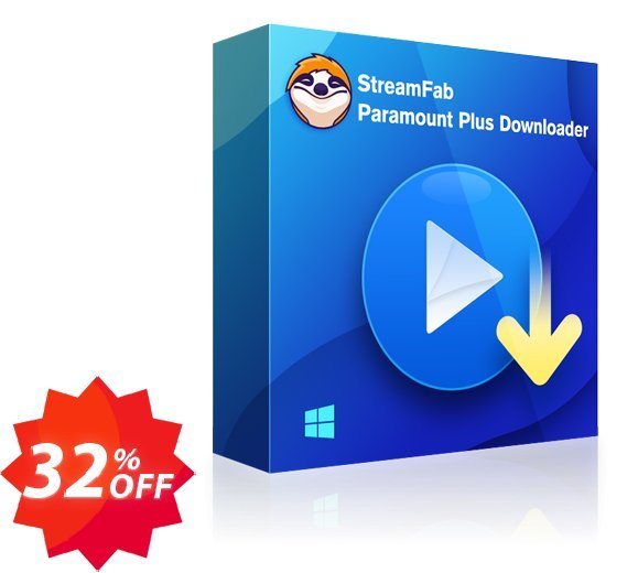 StreamFab Paramount Plus Downloader, Monthly  Coupon code 32% discount 