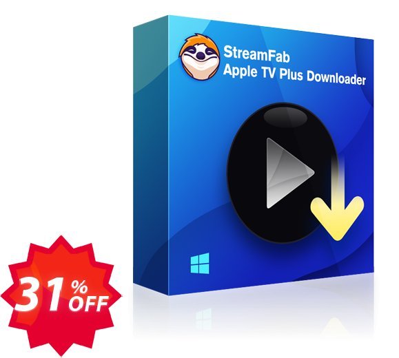 StreamFab Apple TV Plus Downloader Coupon code 31% discount 