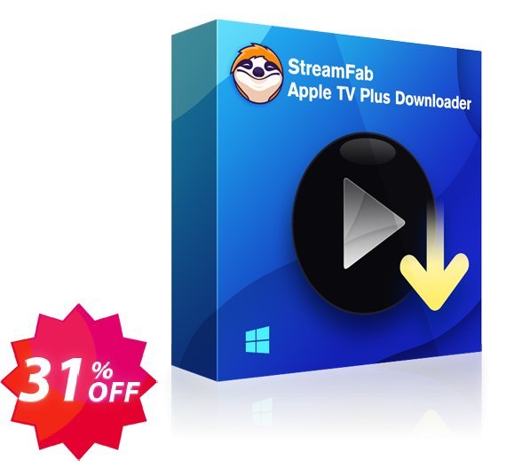 StreamFab Apple TV Plus Downloader Lifetime Coupon code 31% discount 