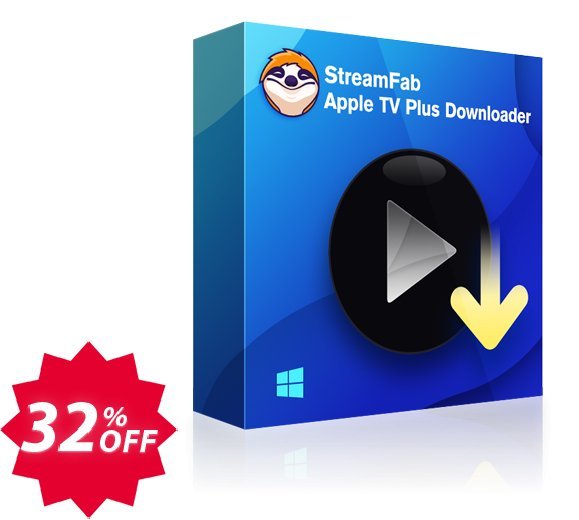 StreamFab Apple TV Plus Downloader, Monthly  Coupon code 32% discount 
