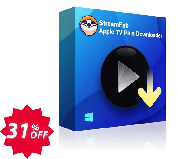 StreamFab Apple TV Plus Downloader, Yearly  Coupon code 31% discount 