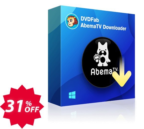 StreamFab AbemaTV Downloader Lifetime Coupon code 31% discount 