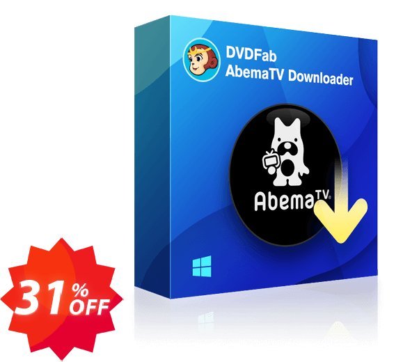 StreamFab AbemaTV Downloader Coupon code 31% discount 