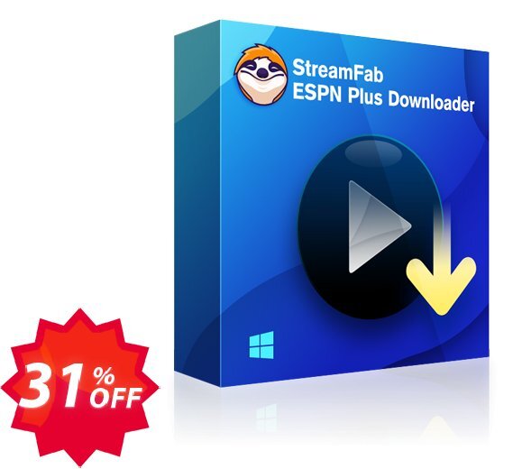 StreamFab ESPN Plus Downloader Coupon code 31% discount 