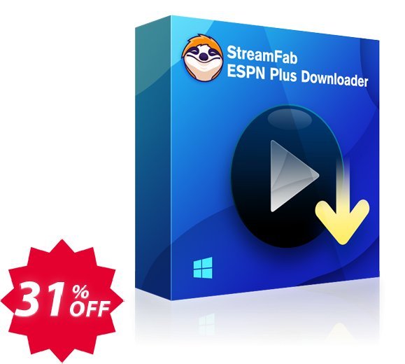 StreamFab ESPN Plus Downloader, Yearly  Coupon code 31% discount 