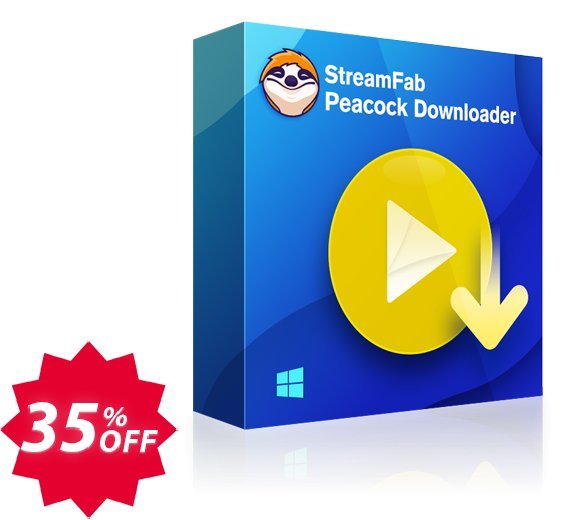 StreamFab Peacock Downloader Lifetime Coupon code 35% discount 
