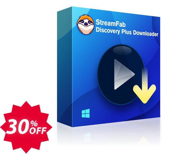 StreamFab Discovery Plus Downloader Lifetime Coupon code 30% discount 