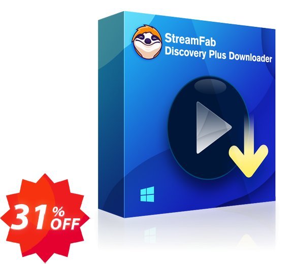 StreamFab Discovery Plus Downloader, Yearly  Coupon code 31% discount 