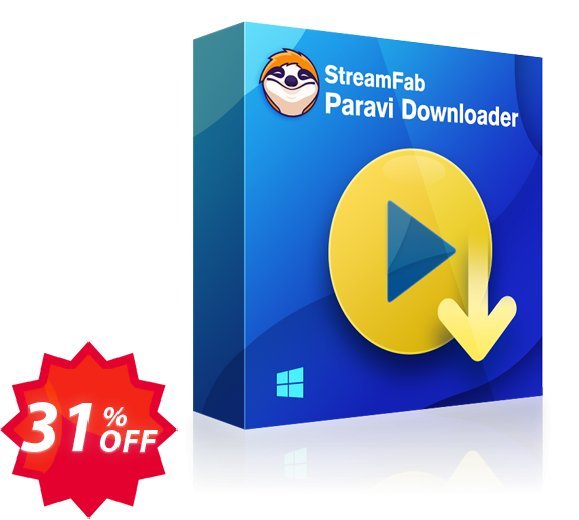 StreamFab Paravi PRO Lifetime Coupon code 31% discount 