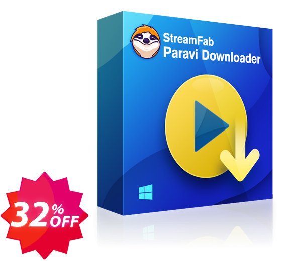 StreamFab Paravi PRO, Monthly  Coupon code 32% discount 